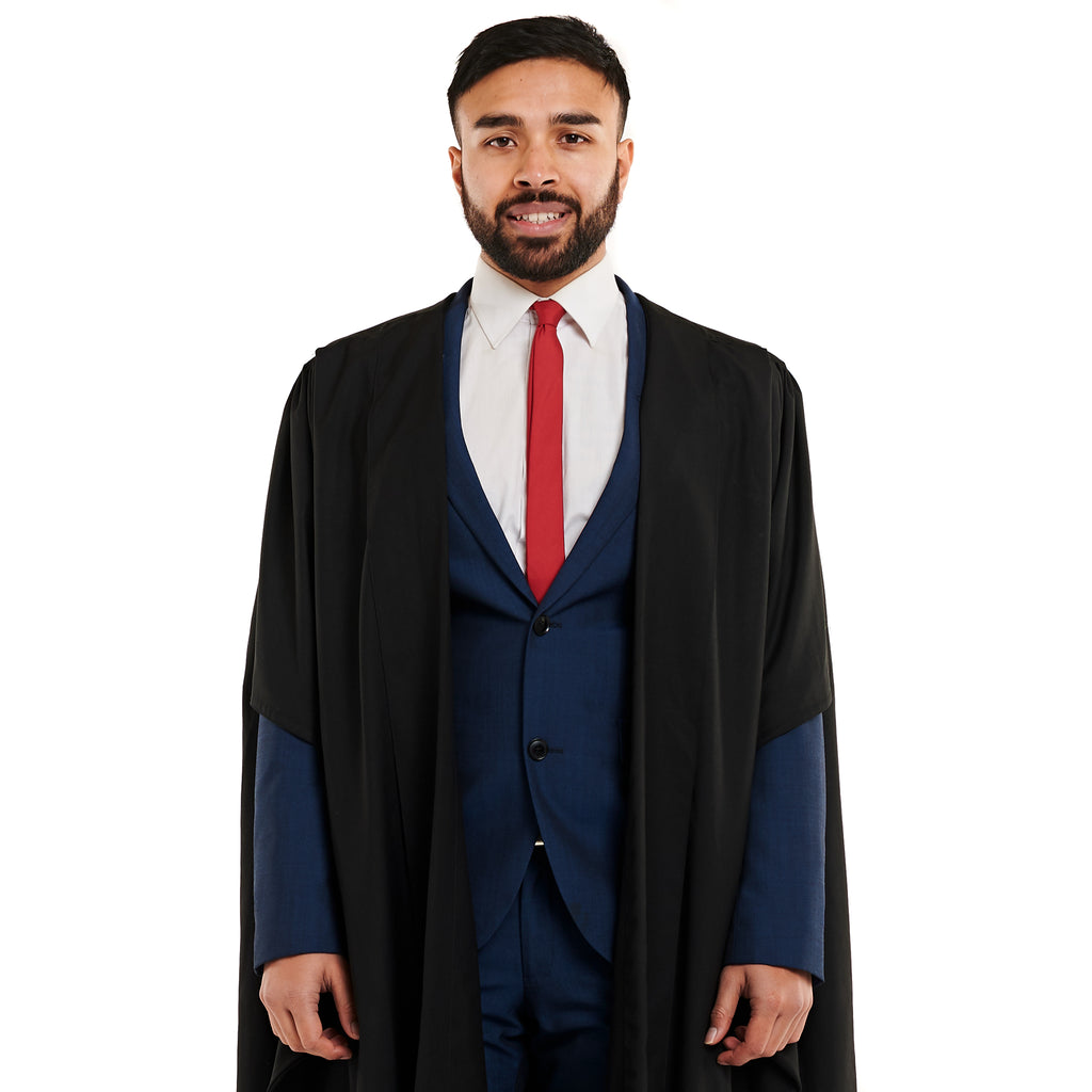 A Young Man in a Graduation Gown. Stock Image - Image of achievement, body:  15894325