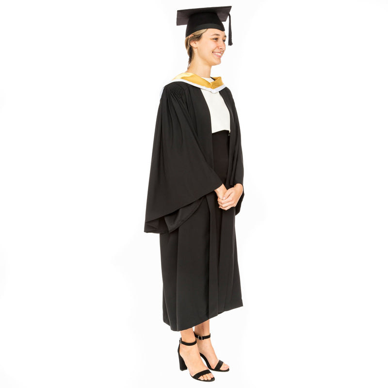 Uni Melb graduation hood and graduation gown