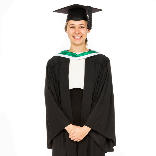 graduation gown with mortarboard package open front matte finish primary  school — Graduations Now