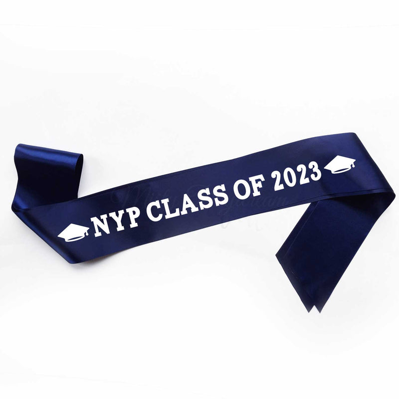 Satin graduation sashes