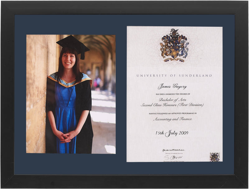 Modern Degree And Photo Frame