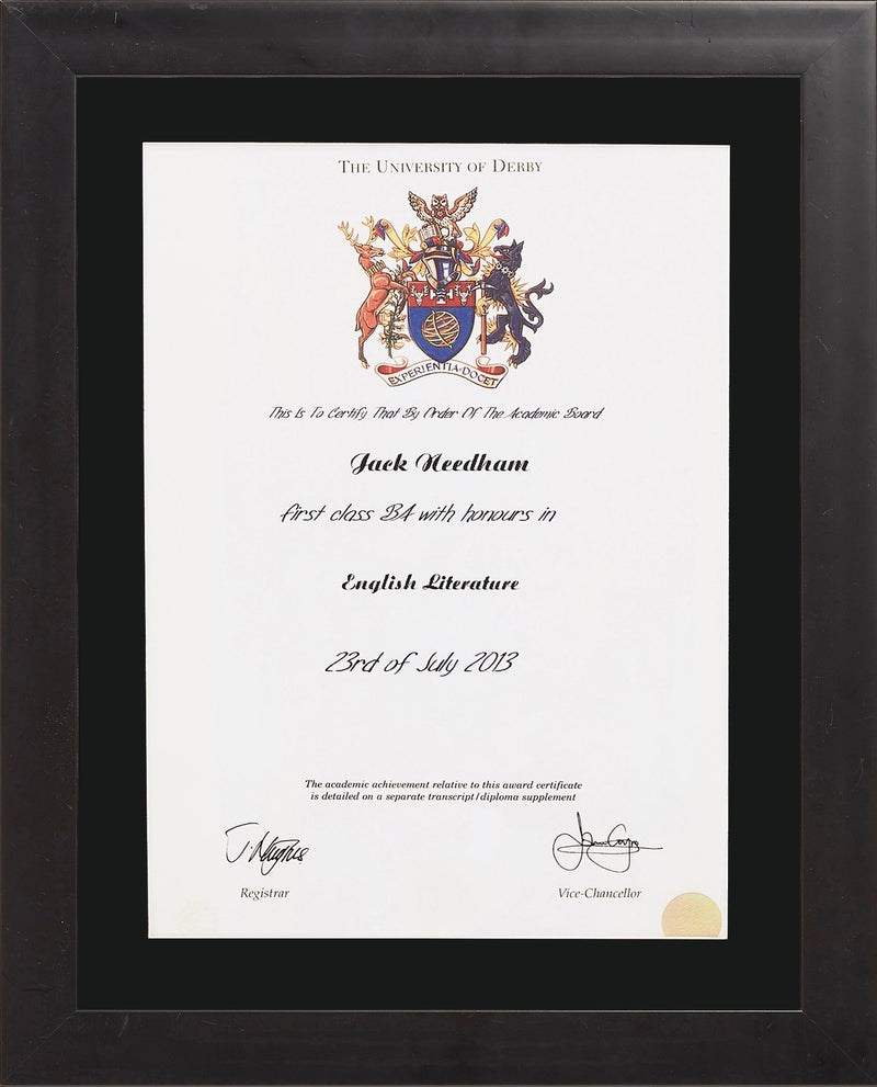 Modern Degree Frame
