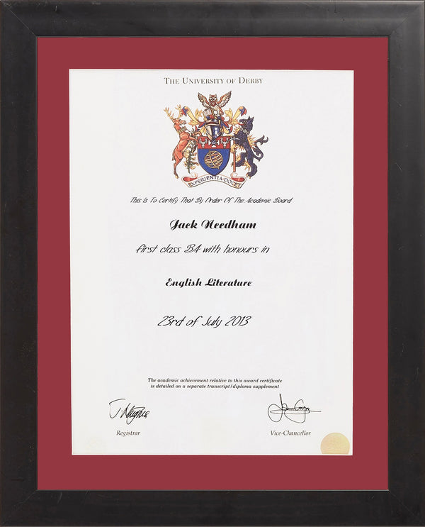 Modern style graduation degree frame