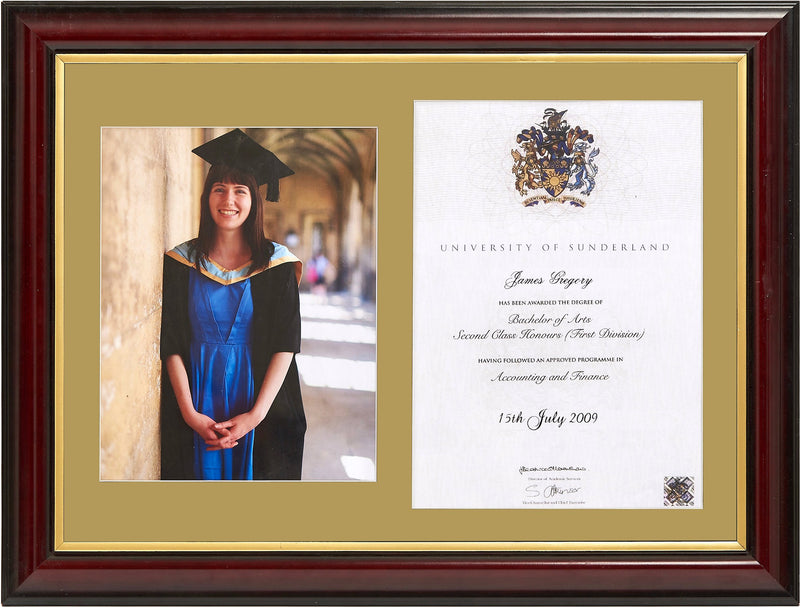 Traditional Degree And Photo Frame