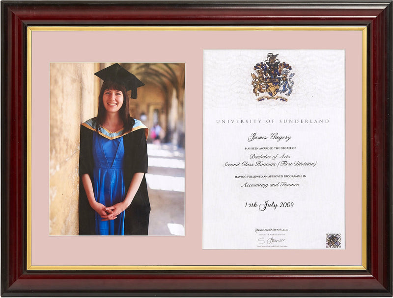 Traditional Degree And Photo Frame