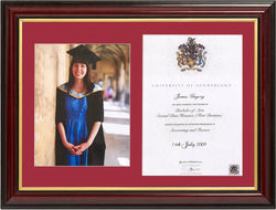 Traditional Degree And Photo Frame