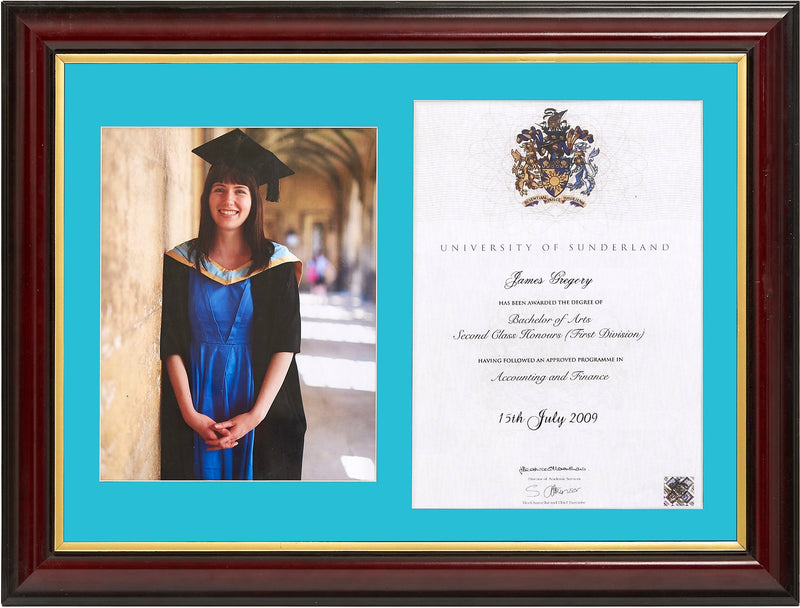 Traditional Degree And Photo Frame